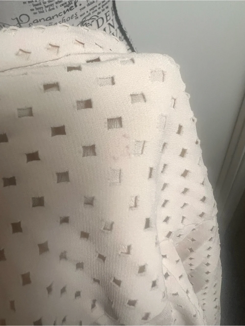 J.Crew Tan/Blush Laser Cut Fit & Flare Skirt Size 6 Feminine Office Chic